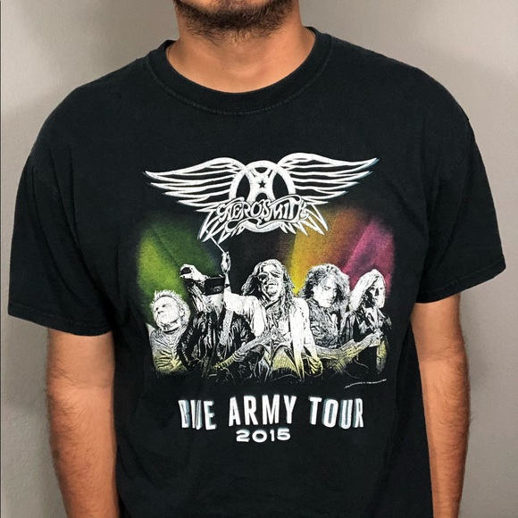 Aerosmith Blue army Tour 2015 Tee - Picture 2 of 4